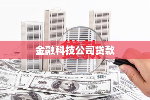 太和金融科技公司贷款