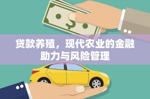 平陆贷款养殖，现代农业的金融助力与风险管理