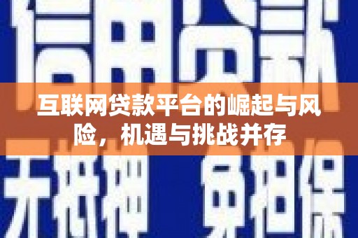 永善互联网贷款平台的崛起与风险，机遇与挑战并存
