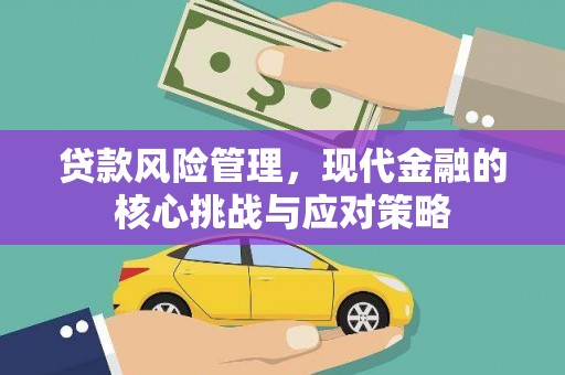 濠江贷款风险管理，现代金融的核心挑战与应对策略