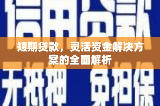 文安短期贷款，灵活资金解决方案的全面解析