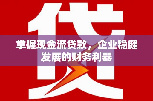 大兴安岭掌握现金流贷款，企业稳健发展的财务利器