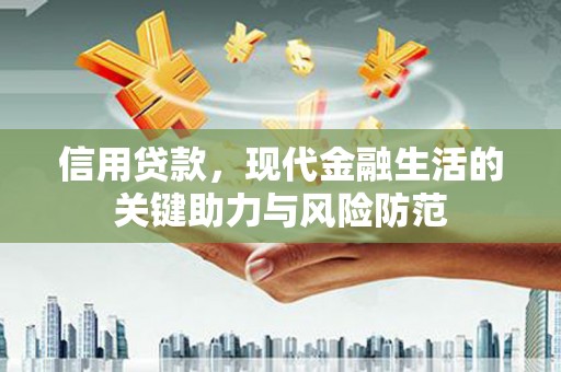 单县信用贷款，现代金融生活的关键助力与风险防范