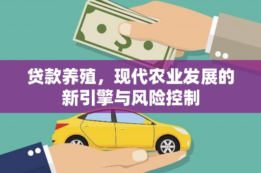 金城贷款养殖，现代农业发展的新引擎与风险控制