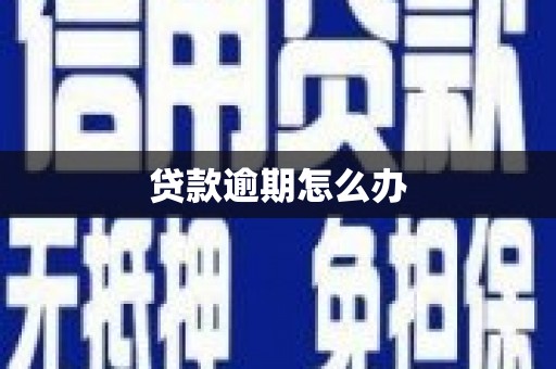 乌日贷款逾期怎么办