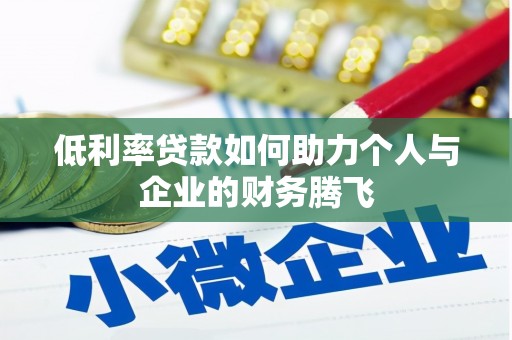 理县低利率贷款如何助力个人与企业的财务腾飞