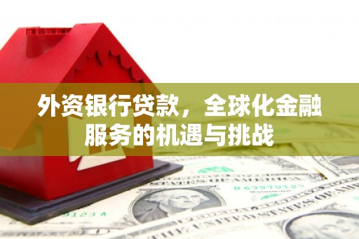淡水外资银行贷款，全球化金融服务的机遇与挑战
